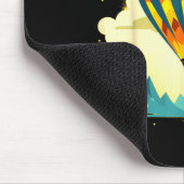 Funny Hot Air Balloon For New Adventures Lovers Muismat (Hoek)