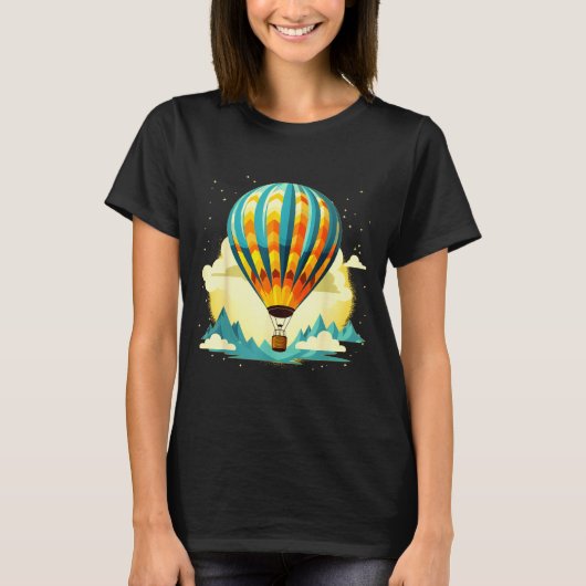 Funny Hot Air Balloon For New Adventures Lovers  T-shirt (Voorkant)