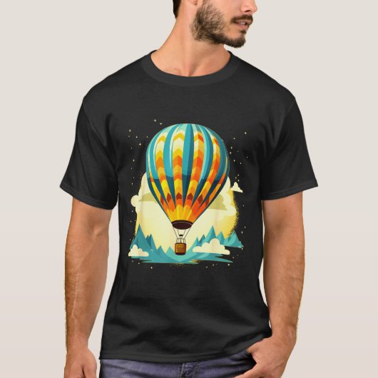 Funny Hot Air Balloon For New Adventures Lovers  T-shirt (Voorkant)