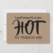 Funny Hot Bridesmaid / Maid of Honor proposal Kaart (Voorkant)