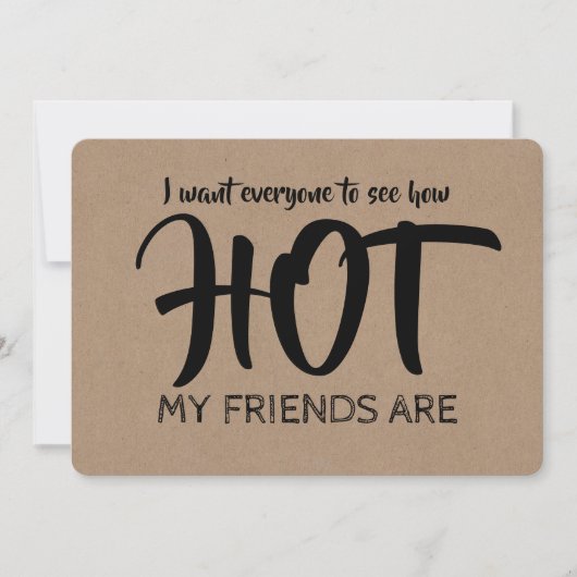 Funny Hot Bridesmaid / Maid of Honor proposal Kaart (Voorkant)