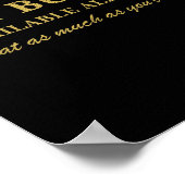 Funny Hot Buffet Available All Day Eat As Much As  Poster (Hoek)