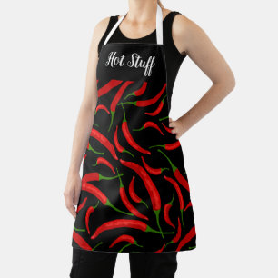 Funny Hot Chili Peppers Kitchen Aprons Schort