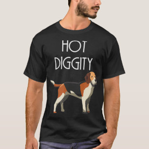 Funny Hot Diggity Dog T Hondenliefhebber T-shirt