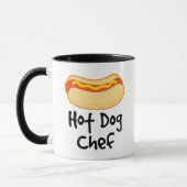 Funny Hot Dog Chef Cooking Gift Mok (Links)