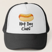 Funny Hot Dog Chef Cooking Gift Trucker Pet (Voorkant)