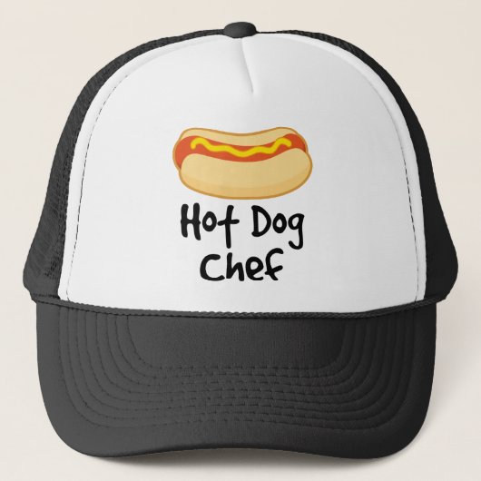Funny Hot Dog Chef Cooking Gift Trucker Pet (Voorkant)