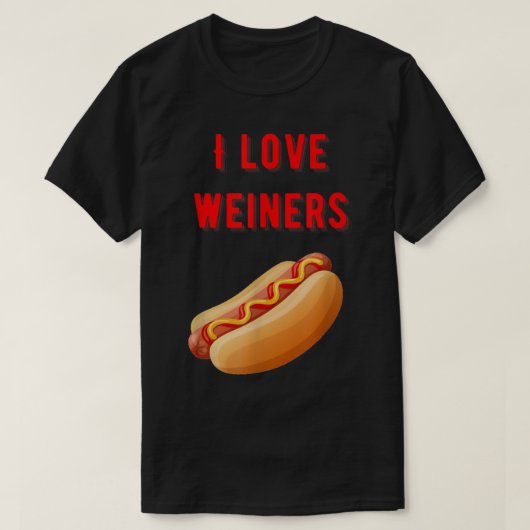 Funny Hot Dog Day Weiner Lover Ketchup Gift T-shirt (Design voorkant)