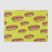Funny Hot Dog Food Design Tissuepapier (Voorkant)
