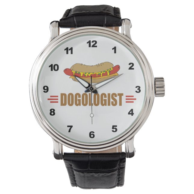 Funny Hot Dog Horloge (Voorkant)