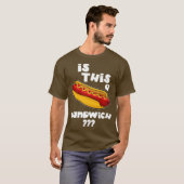 Funny Hot Dog is dit een broodje cadeaupremie T-shirt (Voorkant volledig)