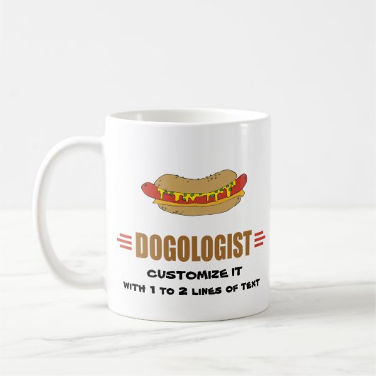 Funny Hot Dog Koffiemok (Links)