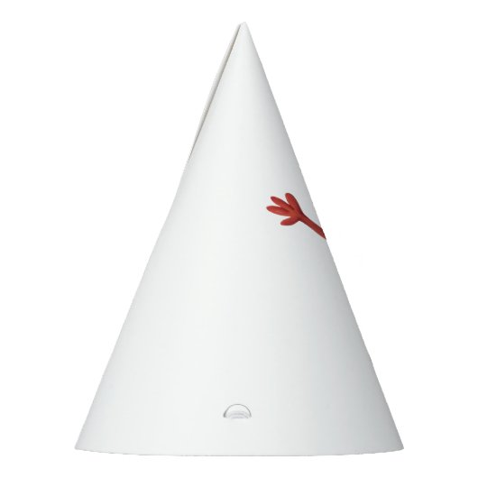 Funny Hot Dog met mosterd-waakpapier Feesthoedjes (Links)