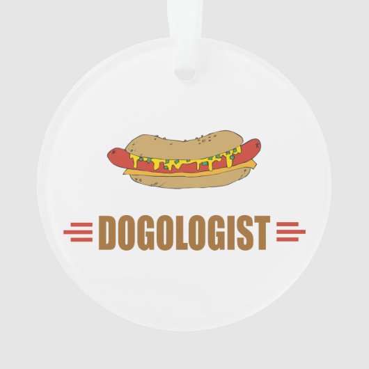 Funny Hot Dog Ornament (achterkant)