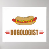 Funny Hot Dog Poster (Voorkant)