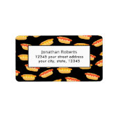 Funny Hot Dog Return Address Etiket (Voorkant)