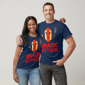 Funny Hot Dog Snack Attack Food Snacks T-shirt (Unisex)