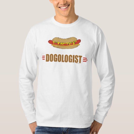 Funny Hot Dog T-shirt (Voorkant)