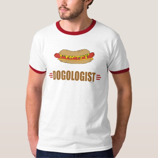 Funny Hot Dog T-shirt (Voorkant)