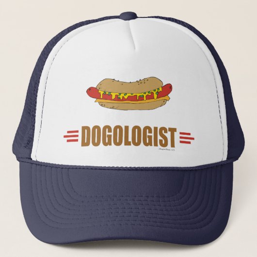 Funny Hot Dog Trucker Pet (Voorkant)