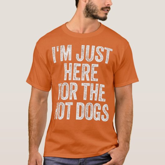Funny Hot Dogs Camping Fire Bonfire T-shirt (Voorkant)