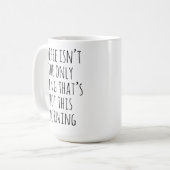 Funny Hot Morning Mug Gift for Her or Coworkers Koffiemok (Voorkant links)