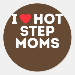 Funny Hot Step Ma Stap papa tante oom Ronde Sticker
