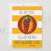 Funny Hot Stuff Wife tegen Husband Valentijn Feestdagenkaart (Voorkant)