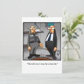 Funny Hot Tub Party Kaart (Staand voorkant)