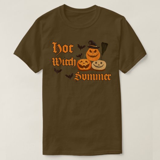 Funny Hot Witch Summer Apparel 968 T-shirt (Design voorkant)