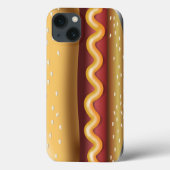 Funny Hotdog Cell Phone Case (Achterkant)