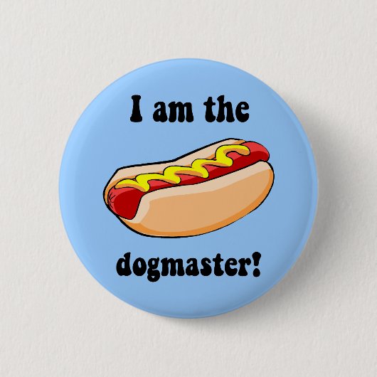 Funny hotdog ronde button 5,7 cm (Voorkant)