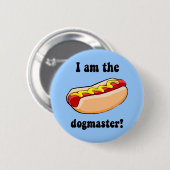 Funny hotdog ronde button 5,7 cm (Voorkant /achterkant)