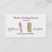 Funny Hotdog Visitekaartje (Voorkant)