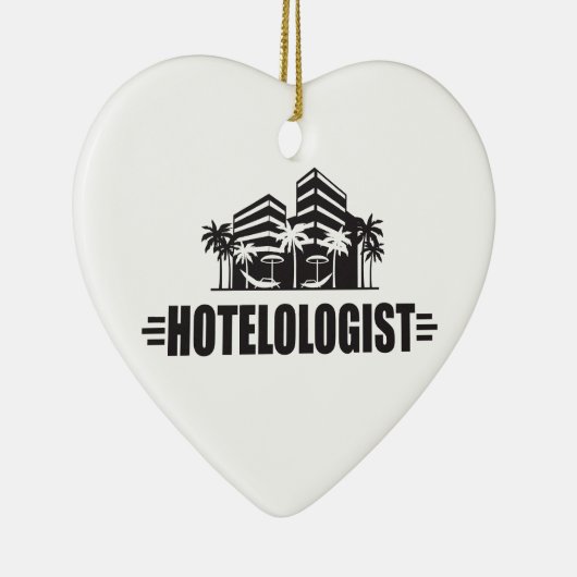 Funny Hotel Keramisch Ornament (Rechts)