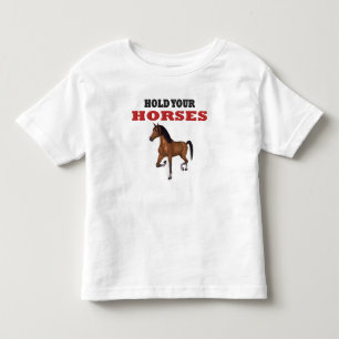Funny hou je paarden vast kinder shirts