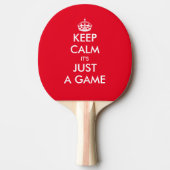 Funny Houd rustig tennis ping pong paddle Tafeltennisbatje (Voorkant)
