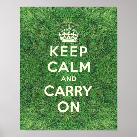 Funny houdt kalm en gaat door poster (Voorkant)