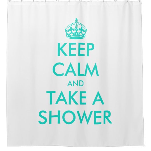 Funny houdt kalm en neemt een douchegordijn (Voorkant)