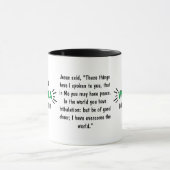 Funny HOUDT UW WAHALA Nigeriaanse citaat Mok (Midden)