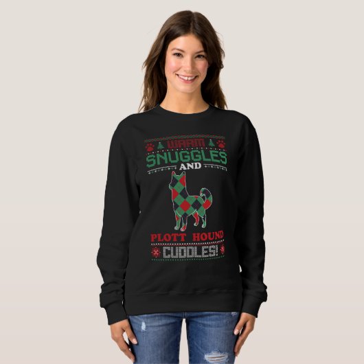 Funny Hound Dog Ugly Sweatshirt (Voorkant volledig)