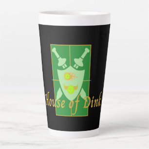 Funny House of Dink Pickleball Crest Latte Mok