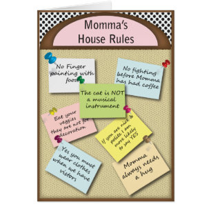 Funny House Rules