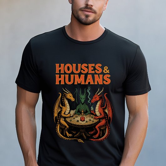 Funny Houses & Humans Dragon T-shirt