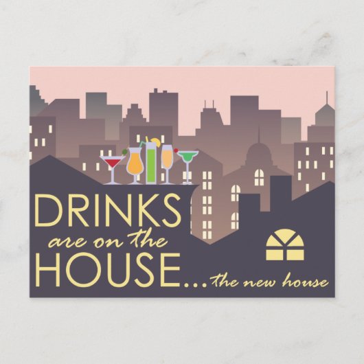 Funny Housewarming Party design Briefkaart (Voorkant)