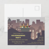 Funny Housewarming Party design Briefkaart (Voorkant / Achterkant)