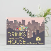 Funny Housewarming Party design Kaart (Staand voorkant)