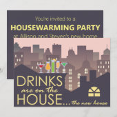Funny Housewarming Party design Kaart (Voorkant / Achterkant)