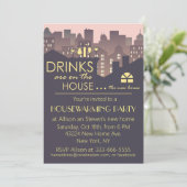 Funny Housewarming Party design Kaart (Staand voorkant)