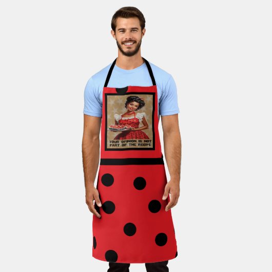 Funny Housewife Schort (Gedragen)